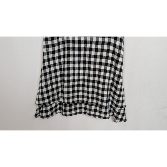 Rails x REVOLVE XS Linen Blend Mini Dress August Plaid Gingham Checked Boe Front - Picture 12 of 16